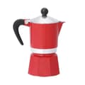 Miniatyrbild 3 av 4: Bialetti 4962 - KVM SWITCH - Espressomaskin för 3 koppar, aluminium, röd, 30 x 20 x 15 cm