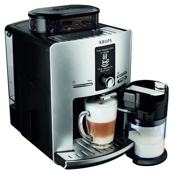 GENERIC 3700342440980 - KVM SWITCH - Krups Espresso Kaffekvarn Bönor Espresseria Latt Espress Silver kaffebryggare