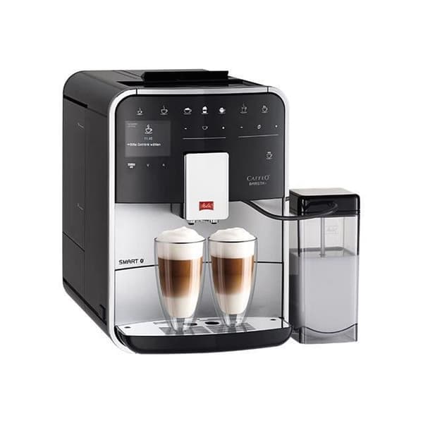 Melitta CAFFEO Barista T Smart Automatisk kaffemaskin med "Cappuccino" ångmunstycke 15 bar silver