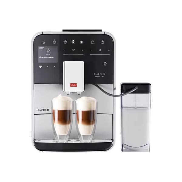 Melitta CAFFEO Barista T Smart Automatisk kaffemaskin med "Cappuccino" ångmunstycke 15 bar silver