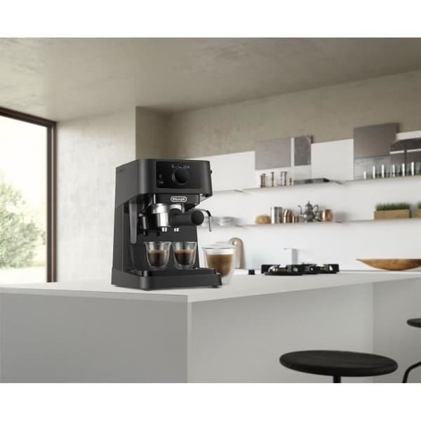 Espressomaskin - DELONGHI Stilosa EC235.BK - Svart - Ångmunstycke - ESE kompatibel