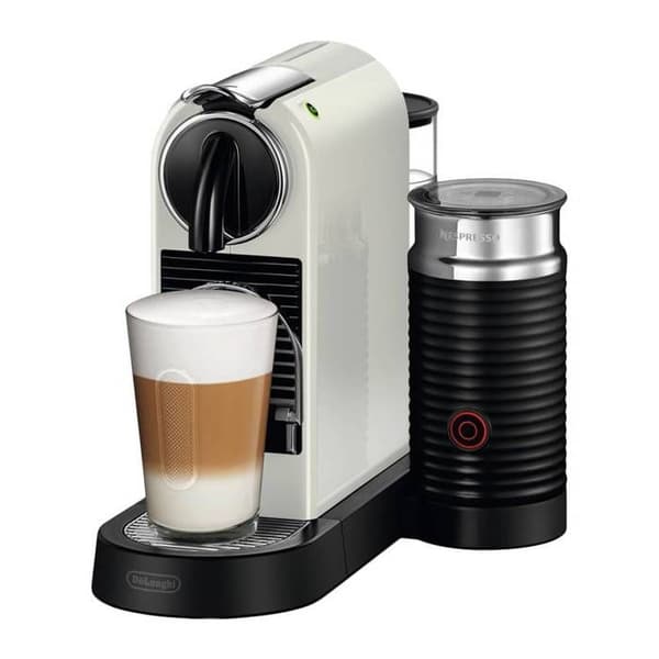 Kaffemaskin - De'Longhi - Nespresso CitiZ EN 267.WAE - 19 bar - Ångmunstycke - Vit