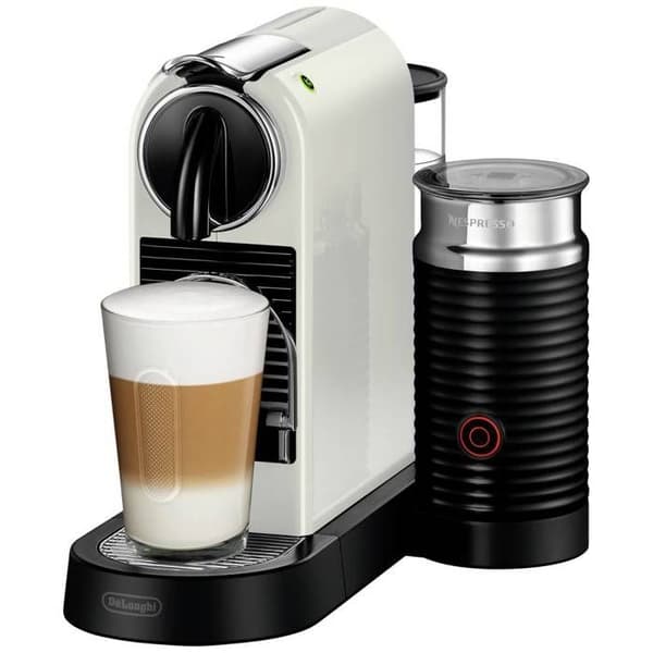 Kaffemaskin - De'Longhi - Nespresso CitiZ EN 267.WAE - 19 bar - Ångmunstycke - Vit