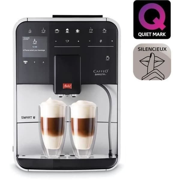 MELITTA Barista T Smart Bean kaffemaskin - Silver (utan mjölktank)