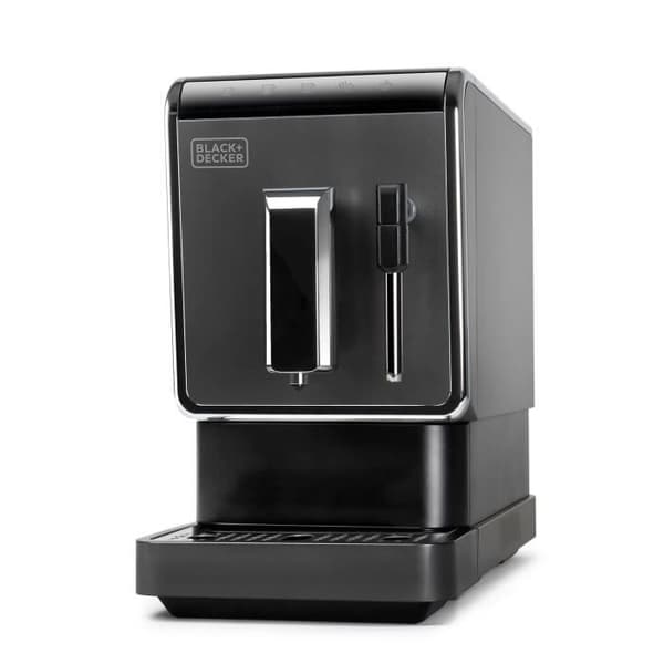 BLACK+DECKER BXCO1470E Automatisk kaffemaskin, 1470W, 19 bar, 2 koppar, 1,2L vattentank, 160g kaffekapacitet