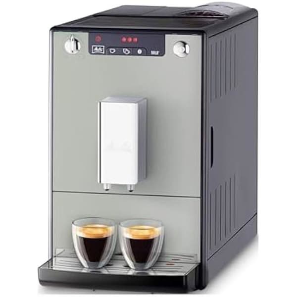 Melitta Solo Sandy Grey, Kaffeemaskin med kvarn och aromutvinningssystem, LED-display, Lägen för 1 till 2 koppar