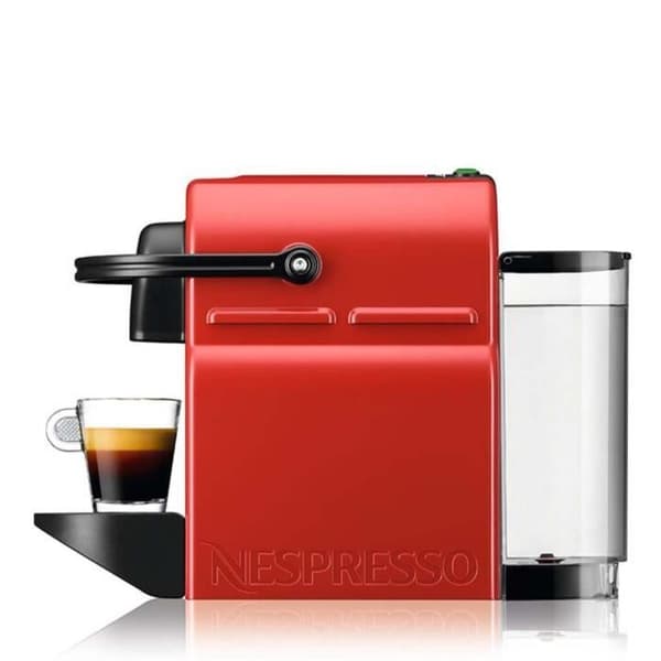 KRUPS Nespresso Inissia Kaffemaskin NESPRESSO för Espresso-kapslar, Tryck 19 bar, Automatisk avstängning, Röd, YY1531FD