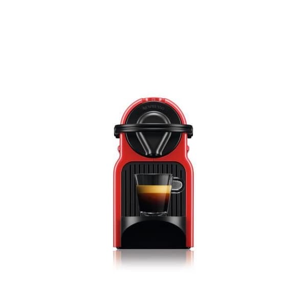 KRUPS Nespresso Inissia Kaffemaskin NESPRESSO för Espresso-kapslar, Tryck 19 bar, Automatisk avstängning, Röd, YY1531FD