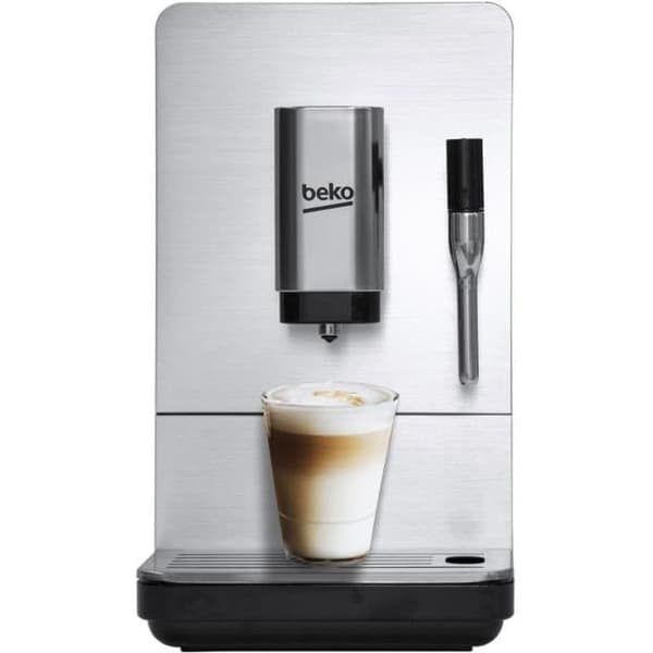 Automatisk kvarn espressomaskin - BEKO CEG5311X - Svart / Rostfritt stål - Ultrakompakt - 1350 W / 15 barer