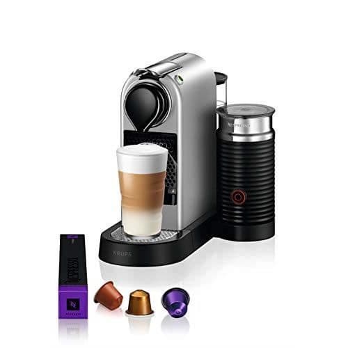 Krups Nespresso kaffemaskin Fristående espressomaskin CITIZ &amp; MILK silver
