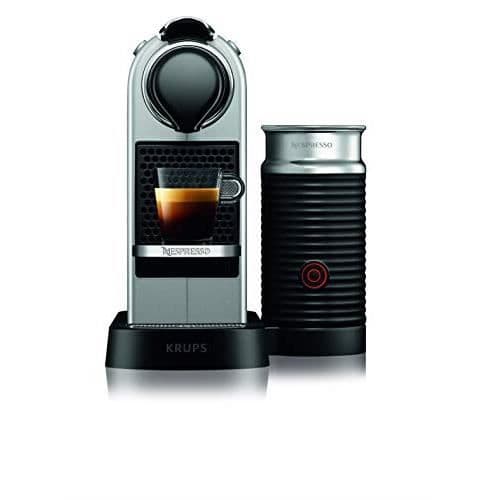 Krups Nespresso kaffemaskin Fristående espressomaskin CITIZ & MILK silver