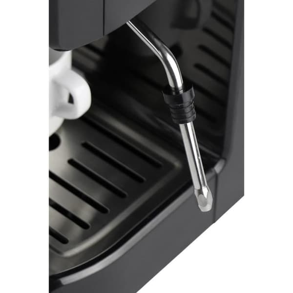 BEKO CEP5152B - Klassisk espressomaskin 1200W - 1.2L tank - 360 ° svängbart ångmunstycke - 15 bar - Svart och rostfritt stål