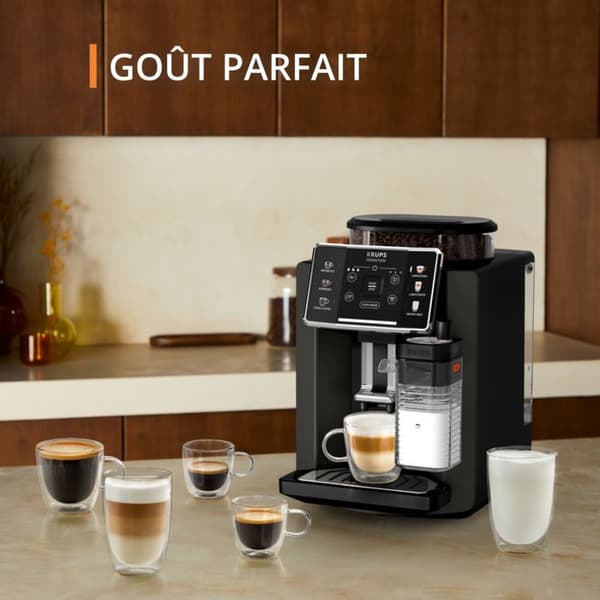 Kaffemaskin bönor Sensation Mjölk M50 Svart