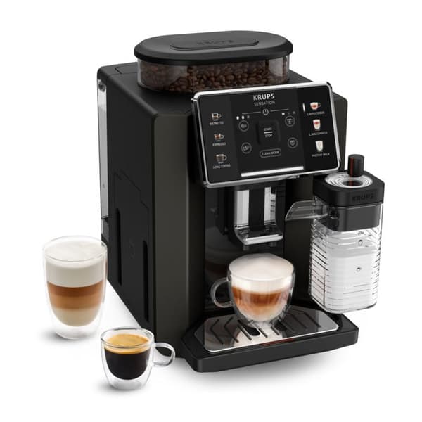 Kaffemaskin bönor Sensation Mjölk M50 Svart