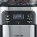Miniatyrbild 3 av 4: SEVERIN 4810 Kaffefilter med integrerad kvarn - Svart och rostfritt stål - 1000W - 1,4 L