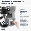 Miniatyrbillede 3 af 6: Klassisk espressomaskine - DELONGHI - EC685.BK Dedica Style - Formalet kaffe og ESE-kapsler - 15 barer - 1L - Sort
