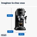 Miniatyrbillede 5 af 6: Klassisk espressomaskine - DELONGHI - EC685.BK Dedica Style - Formalet kaffe og ESE-kapsler - 15 barer - 1L - Sort