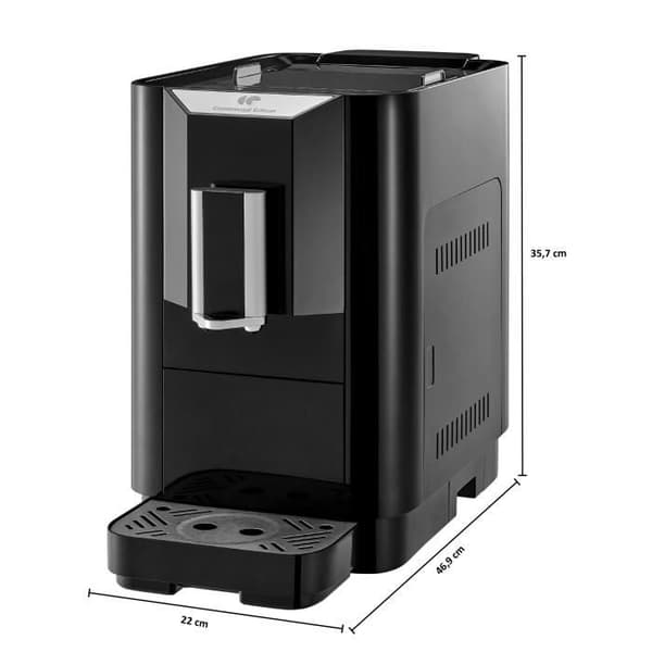 Espressokværn - CONTINENTAL EDISON - CECFAUTOB - 19 bar - 1450 W - Sort
