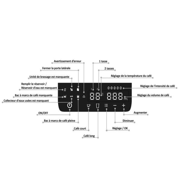 Espressokværn - CONTINENTAL EDISON - CECFAUTOB - 19 bar - 1450 W - Sort