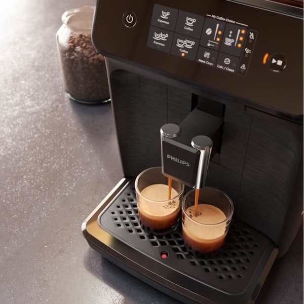 Automatisk espressomaskine med kværn - PHILIPS - EP1200/00 - 1500 W - 275 g bønner - Sort