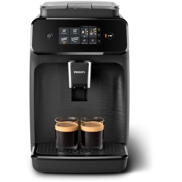 Automatisk espressomaskine med kværn - PHILIPS - EP1200/00 - 1500 W - 275 g bønner - Sort