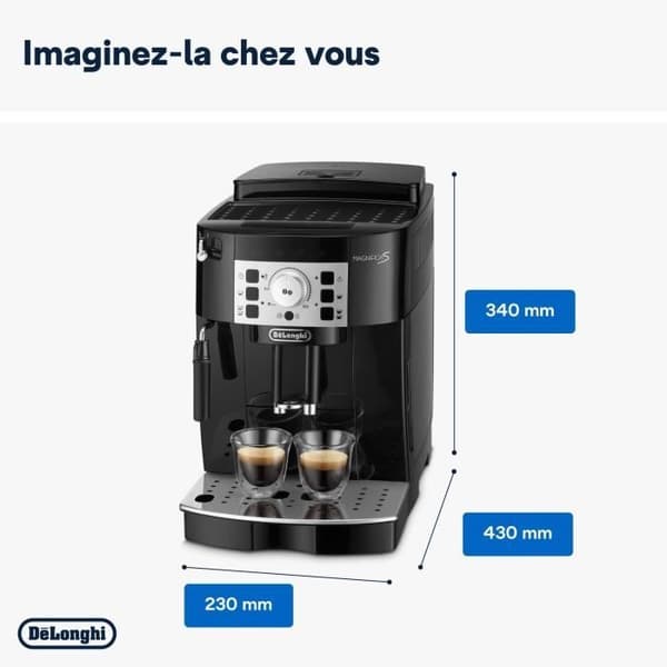 DELONGHI ECAM22.140.B MAGNIFICA Automatisk espressomaskin med kvarn - Svart