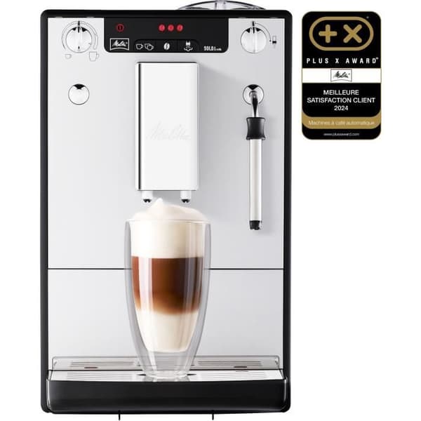 MELITTA Solo & Milk -kahvinkeitin, papumylly, hopea