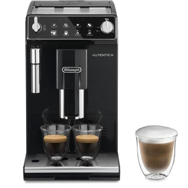 Automatisk espressomaskine med kværn - DELONGHI Autentica ETAM29.510B Sort