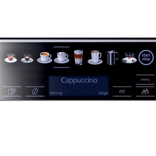 Espresso-maskin - Siemens - TE658209RW - 1500W - 19 bar - Inbyggd mjölkskummare