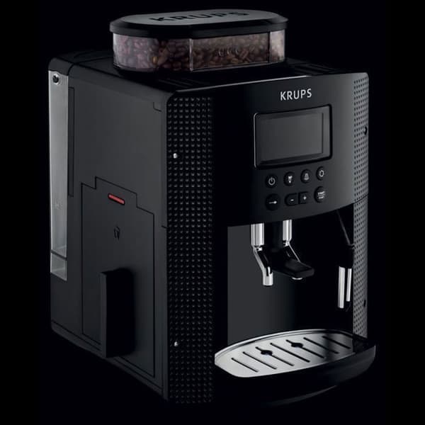 Kaffemaskin med kvarn - KRUPS - LCD-skärm - Automatisk rengöring - EA815070