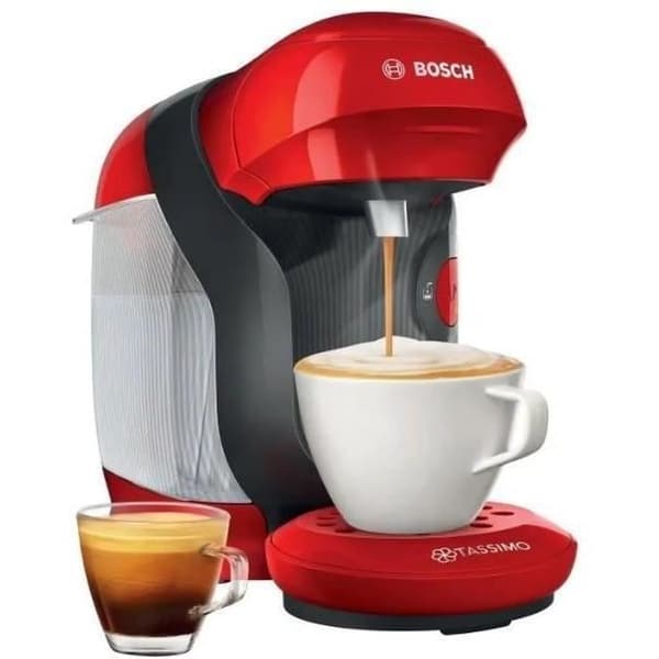BOSCH TAS1103 Tassimo Red multidrinkmaskin - Tryck 3,3bar - Vattentankens kapacitet 0,7l