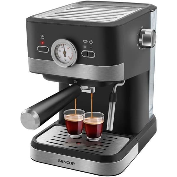 Espressomaskin - SENCOR - SES 1721BK - 1050 W - 20 barer - Svart