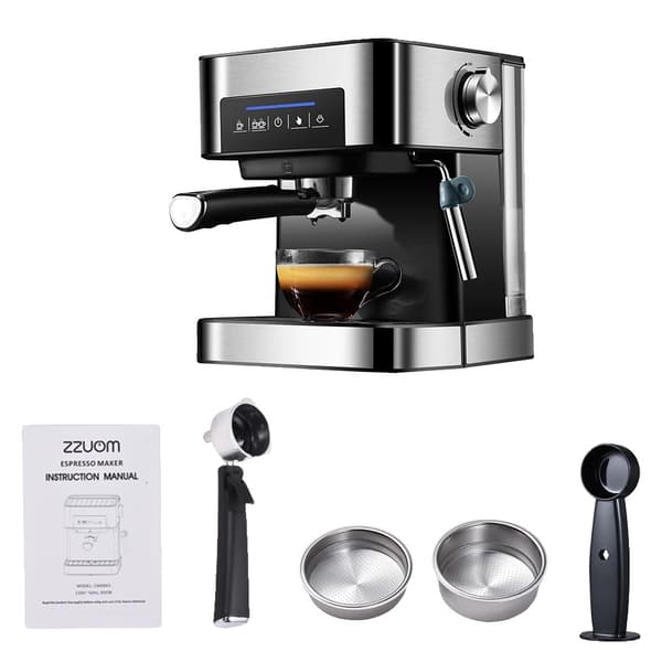 Kaffemaskine, 20 Bar Tryk, 1,6L Vandtank,Kaffemaskine
