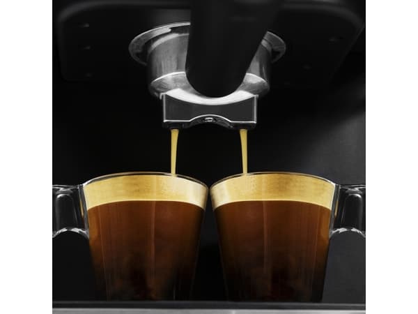 Cecotec Power Espresso 20 Matic, Espressomaskin, 1,5 l, 850 W, Sort, Rustfritt stål