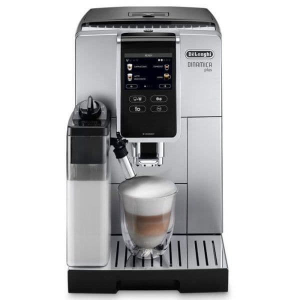 Dinamica Plus Grinder espressomaskin - DE'LONGHI ECAM370.85.SB - 3,5" Fulltouch-skärm - Lattecrema System - 2 termoblock