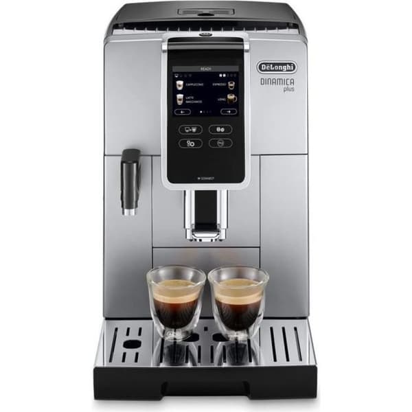 Dinamica Plus Grinder espressomaskin - DE'LONGHI ECAM370.85.SB - 3,5" Fulltouch-skärm - Lattecrema System - 2 termoblock