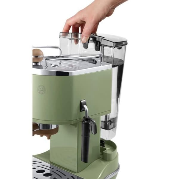 DELONGHI ECOV 310.GR Icona Vintage Classic Espressomaskin - Grön