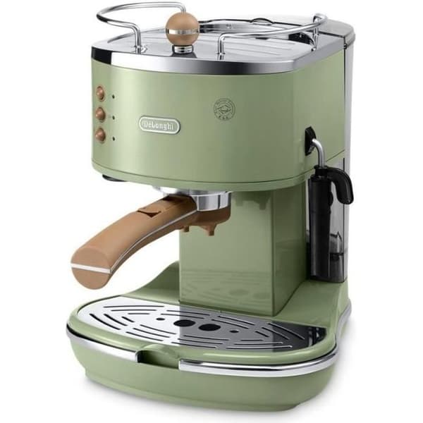 DELONGHI ECOV 310.GR Icona Vintage Classic Espressomaskin - Grön