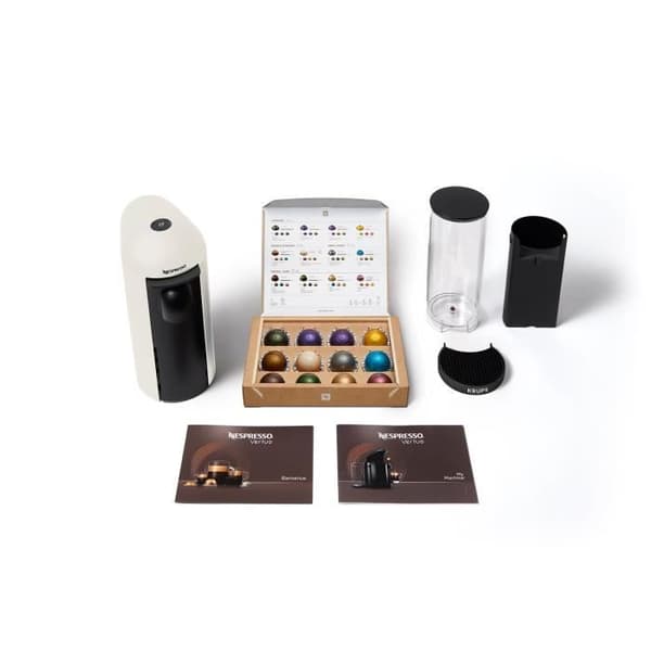 NESPRESSO KRUPS Vertuo Plus kaffemaskin, espressobryggare, elfenbensvit YY3916FD