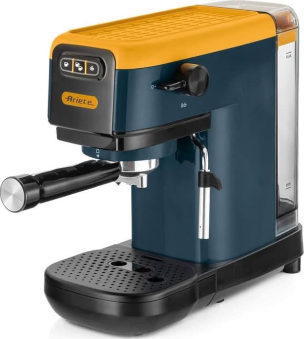 Espressomaskin med kvarn Ariete - 00M139916AR0 - Gul espressomaskin