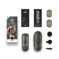 Miniatyrbild 3 av 6: Bärbar Espresso Kaffemaskin Nanopresso Dark Souls + WACACO Fodral Grå