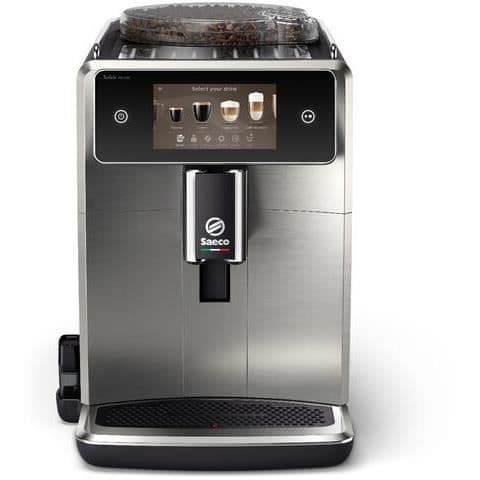 Philips Saeco Xelsis Deluxe automatisk espressomaskin, 8 profiler, TFT-skärm, silver (SM8785/00)