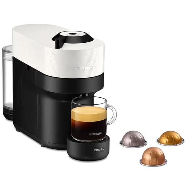 Maskin för kaffe Nespresso Vertuo Pop vit Krups XN920110