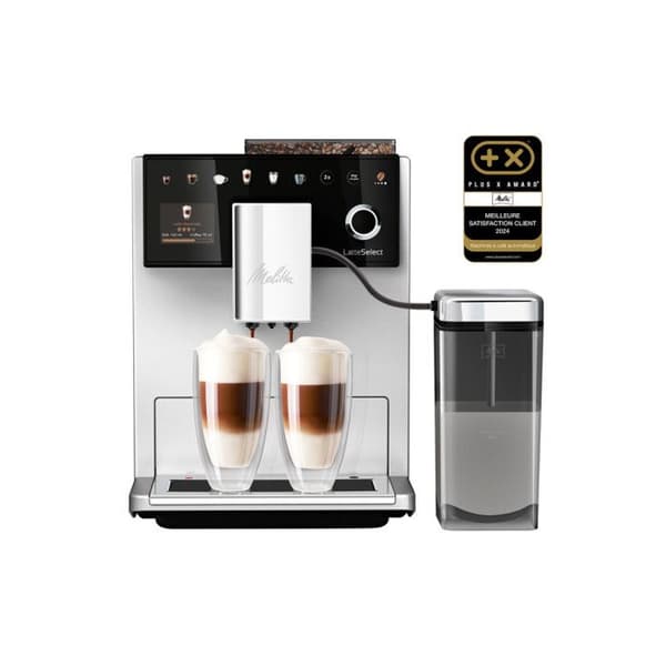 Espresso med kvarn Melitta LATTE SELECT SILVER 630 211
