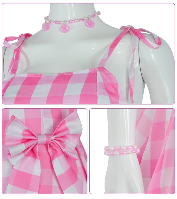 Barbie - Kostume - Kjole - Cosplay Halloween -
