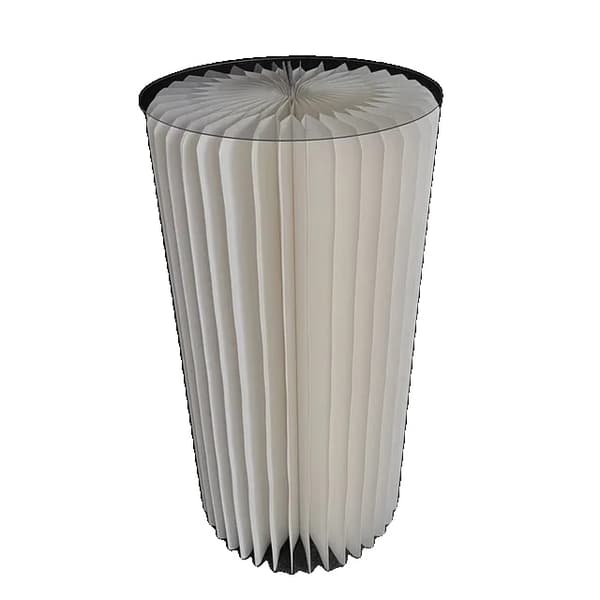 Festbaggrundstativ, lyserød, sammenklappelig cylinder, H80cm(315in)hvid H60cm(23.62in)white