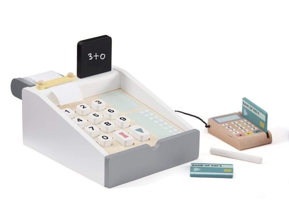 Kids Concept Kassaapparat i Tre
