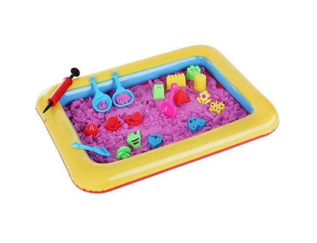 Euroimport Kinetic sand / Formbar sand med 14 tillbehör