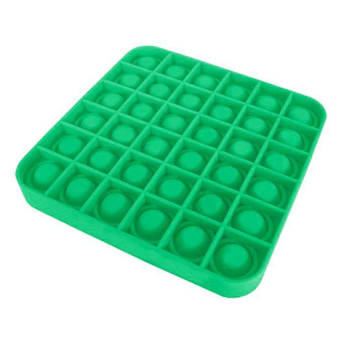 Pop It Fidget Bubble Square - Grön