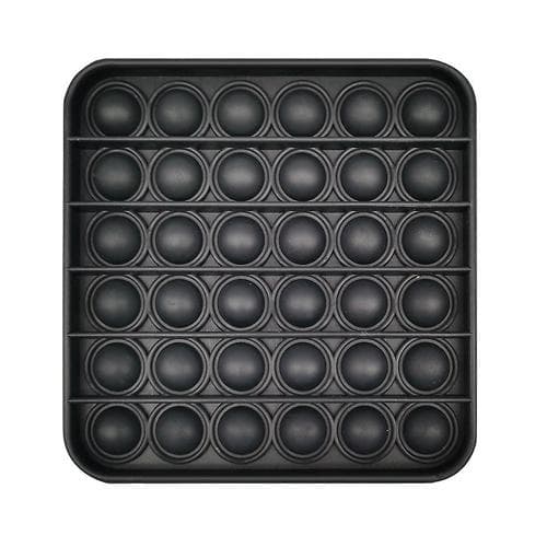 Pop It Fidget Bubble Square - Svart